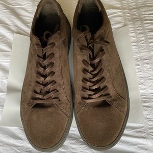 NEW: Dark Brown Suede Italian Sneaker (44EUR/11US)